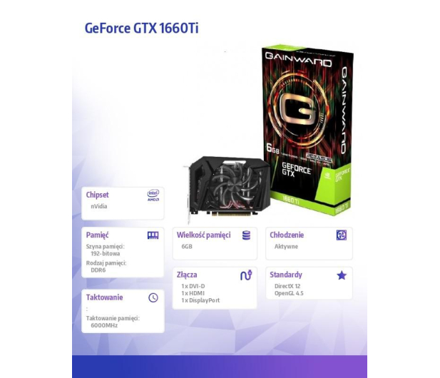 Gainward GeForce GTX 1660 Ti Pegasus 6GB GDDR6 - 480850 - zdjęcie 3